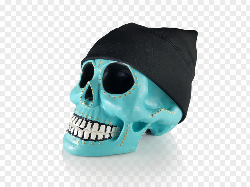 Skull Turquoise PNG