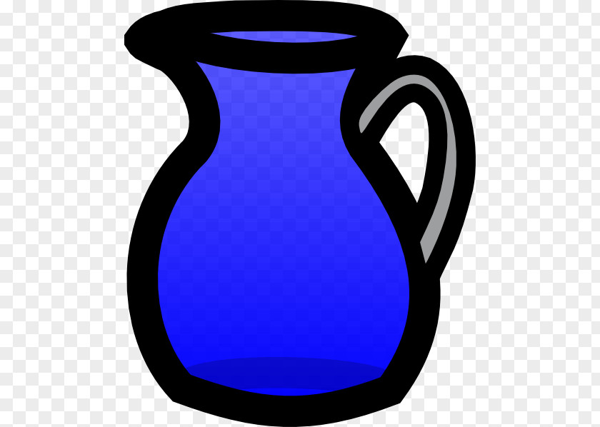 Blue Cup Cliparts Pitcher Jug Carafe Clip Art PNG