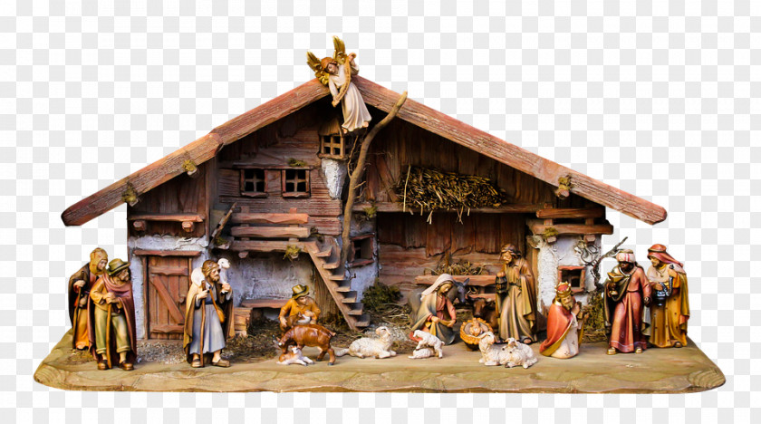 Christmas House Decorations Bethlehem Bible Nativity Scene Of Jesus PNG