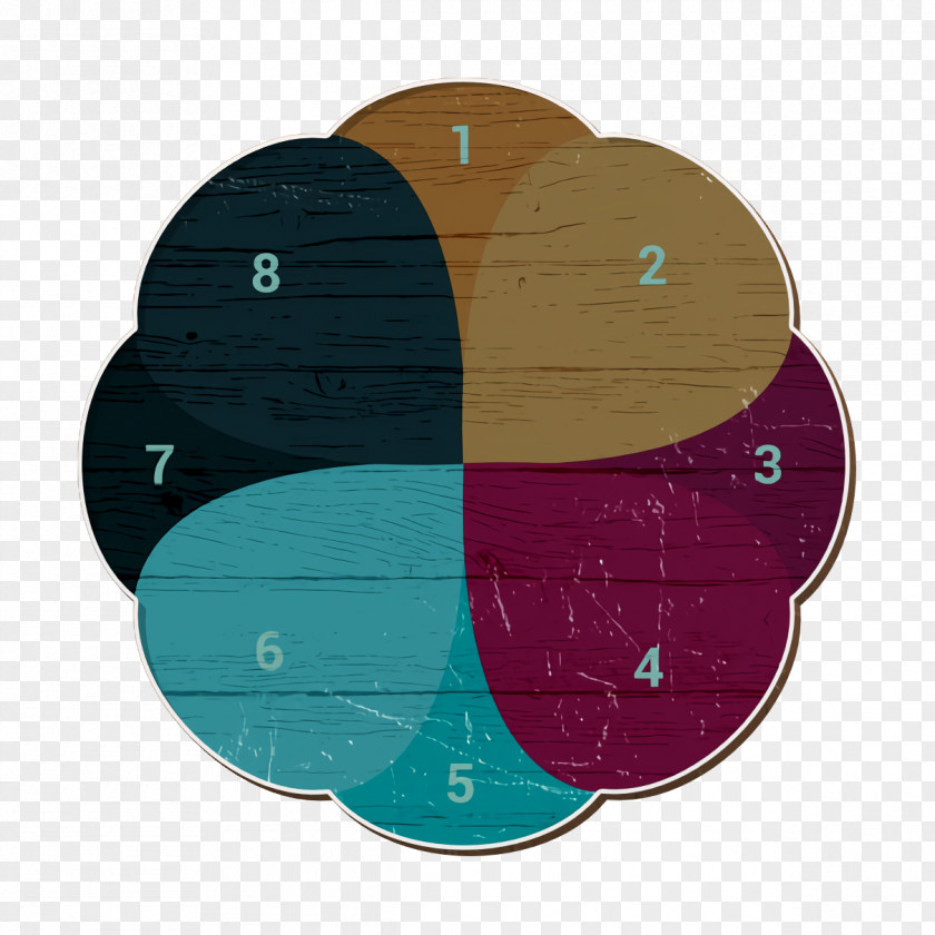 Diagram Teal Analytics Icon Infographic Pie Chart PNG