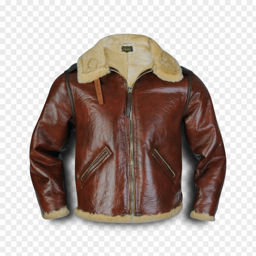 Jacket Leather Flight A-2 Coat PNG