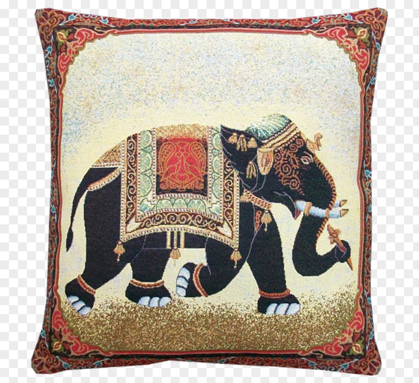 Pillow Cushion Throw Pillows Indian Elephant PNG