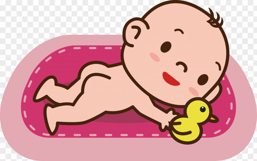 Play Baby Duckling Vector Material Infant Child Vecteur PNG