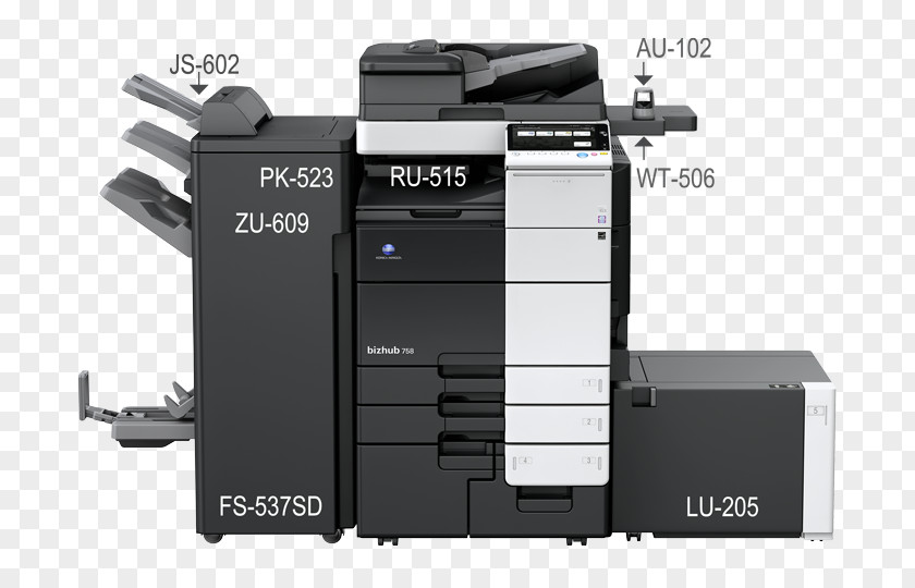 Printer Konica Minolta Multi-function Paper Image Scanner PNG