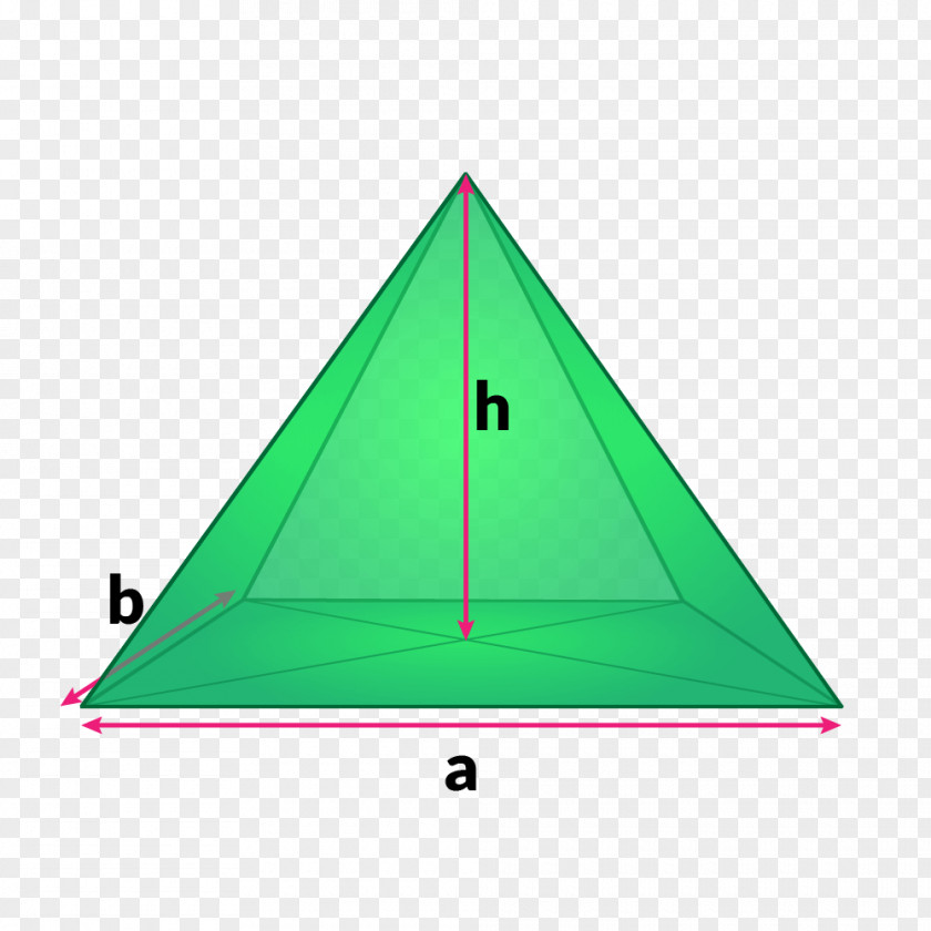 Pyramid Triangle Surface Area Square PNG