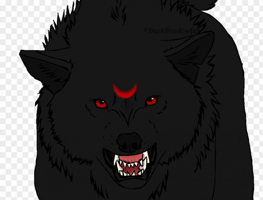 Shadow Fax Whiskers Werewolf Dog Canidae Illustration PNG