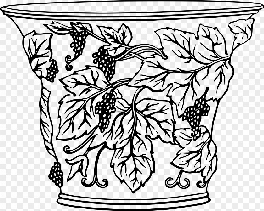 Vase Drawing Flowerpot Art Clip PNG