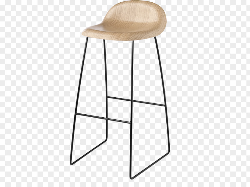 Wood Veneer Bar Stool Table Seat Chair PNG