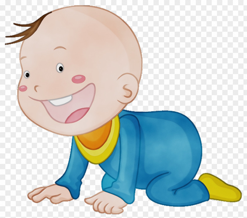 Baby Crawling Finger Child Cartoon Toddler Tummy Time PNG