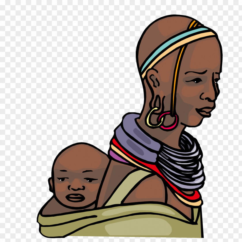 Back Child Woman Clip Art PNG