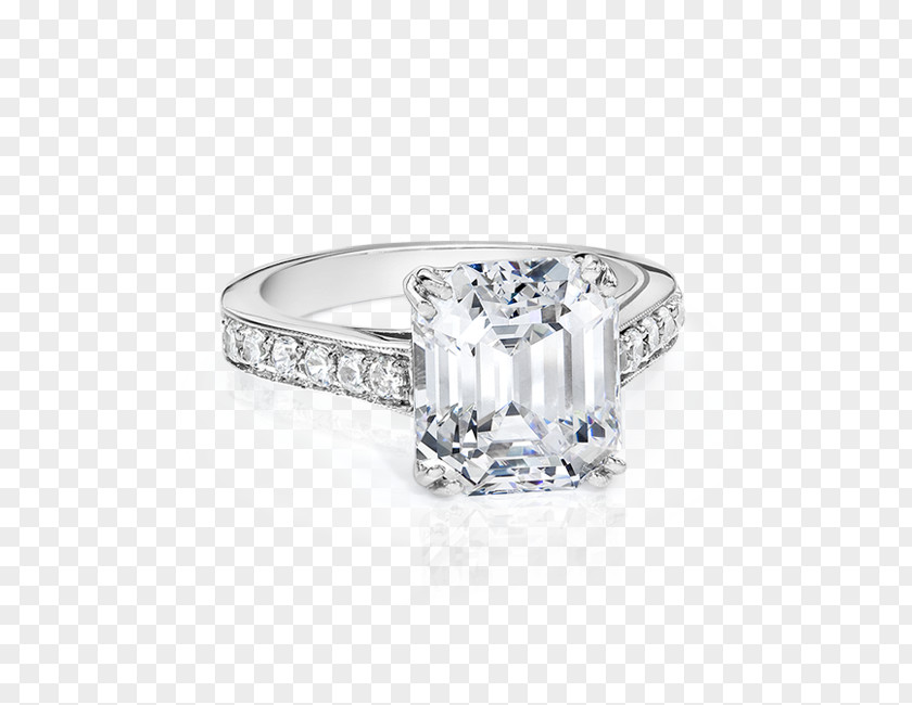 Cubic Zirconia Wedding Ring Silver Jewellery Bling-bling PNG