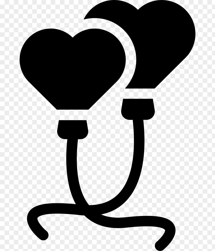 Failed Heart Shaped Balloon Stencil Clip Art PNG