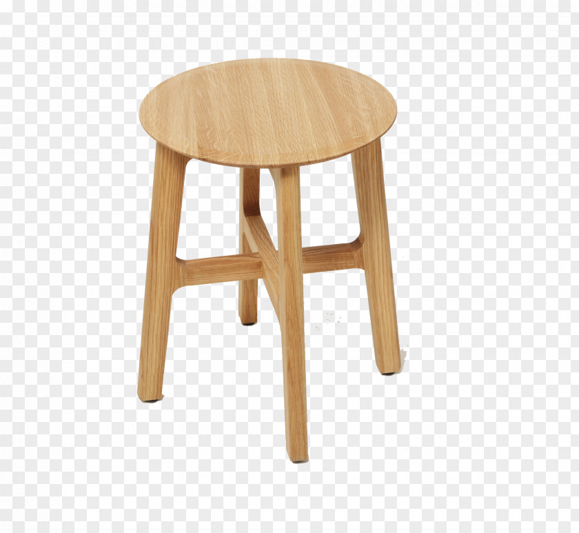 Round Stool Made Of Wood Processing Plywood PNG