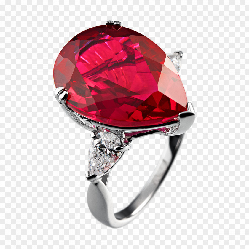 Jewellery Earring Gemstone Ruby PNG