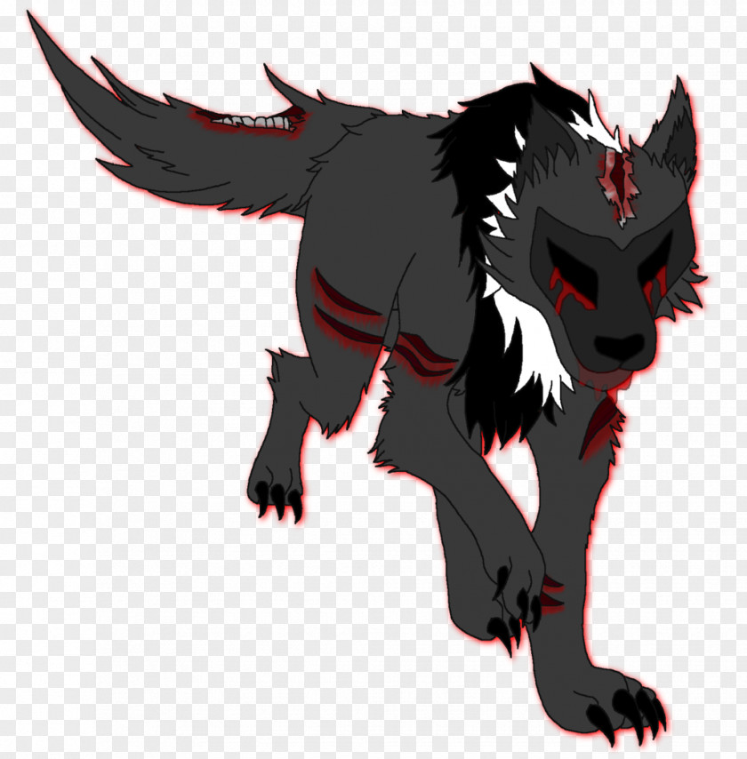 Shadow Angle Werewolf Canidae Dog Cartoon PNG