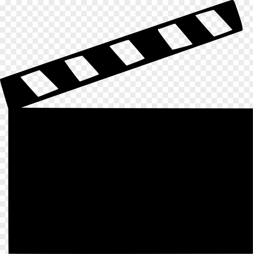 Silhouette Clapperboard Film Clip Art PNG