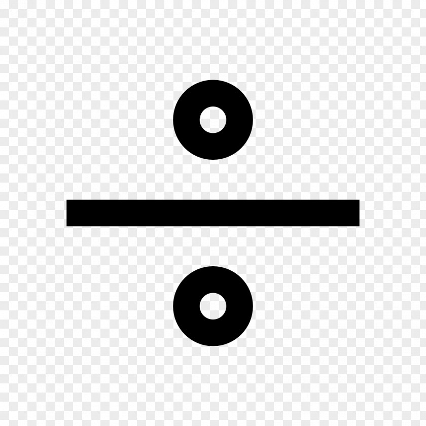Symbol Obelus Division Mathematics PNG