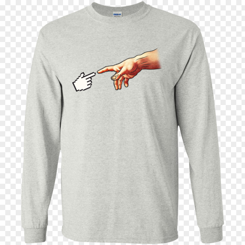 The Creation Of Adam Long-sleeved T-shirt Hoodie PNG