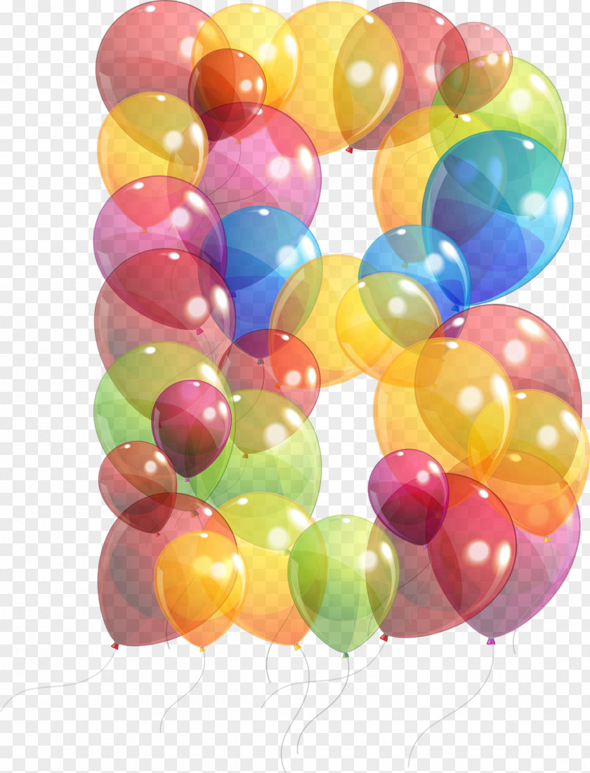 Ballonn Alphabet Cluster Ballooning Lettering Toy Balloon PNG