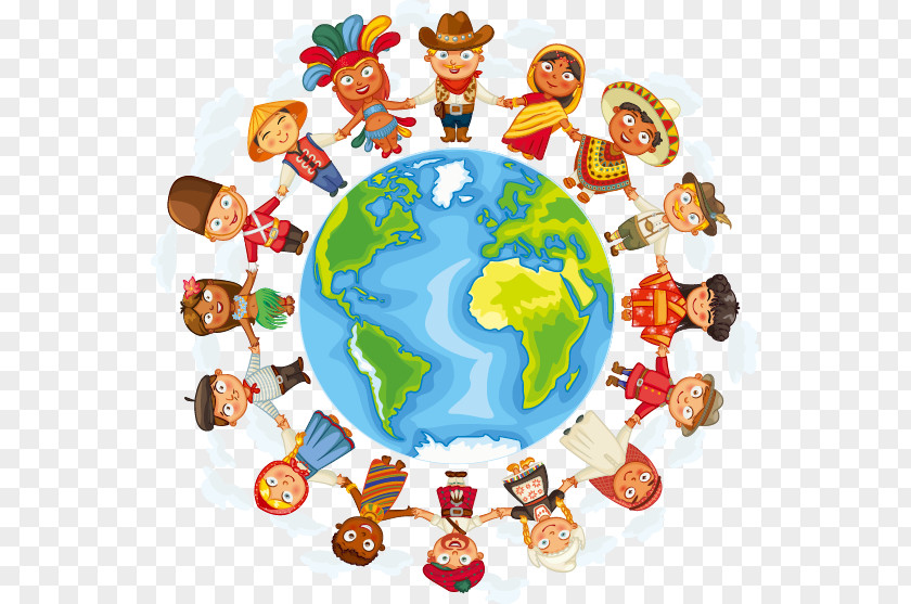 Children Holding Hands Earth Culture Cultural Diversity Intercultural Competence Multiculturalism Clip Art PNG