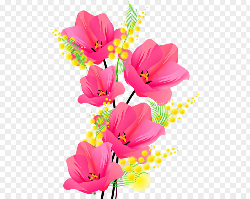 Flower Floral Design Illustrations Clip Art PNG