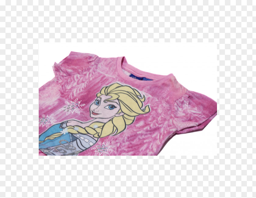 Frozen Baby Sleeve T-shirt Textile Pink M Character PNG