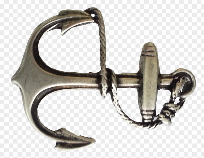 Silver Belt Buckles Anchor PNG