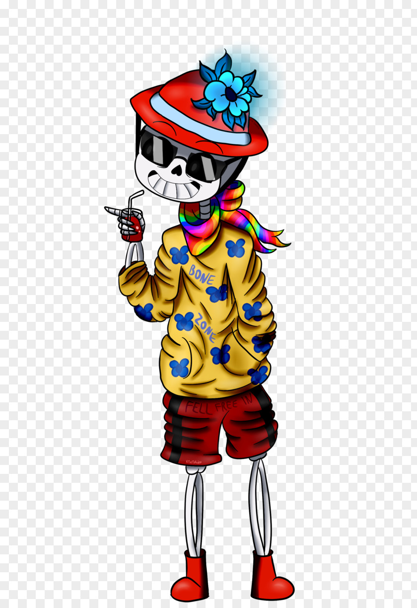 Special Day Clown Costume Design Headgear Clip Art PNG