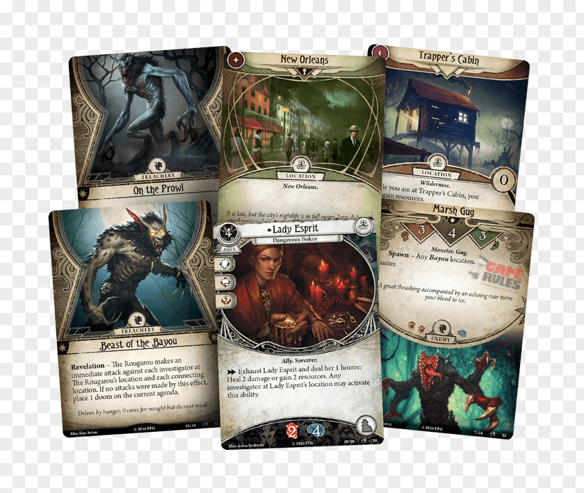 Arkham Horror Lcg Horror: The Card Game Fiction PNG