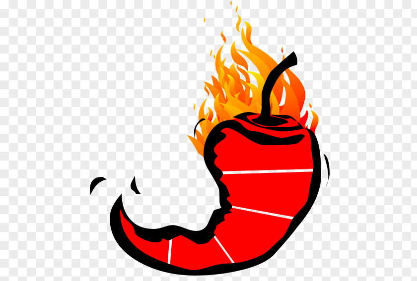 Bhut Jolokia Food Fire Flame Clip Art PNG