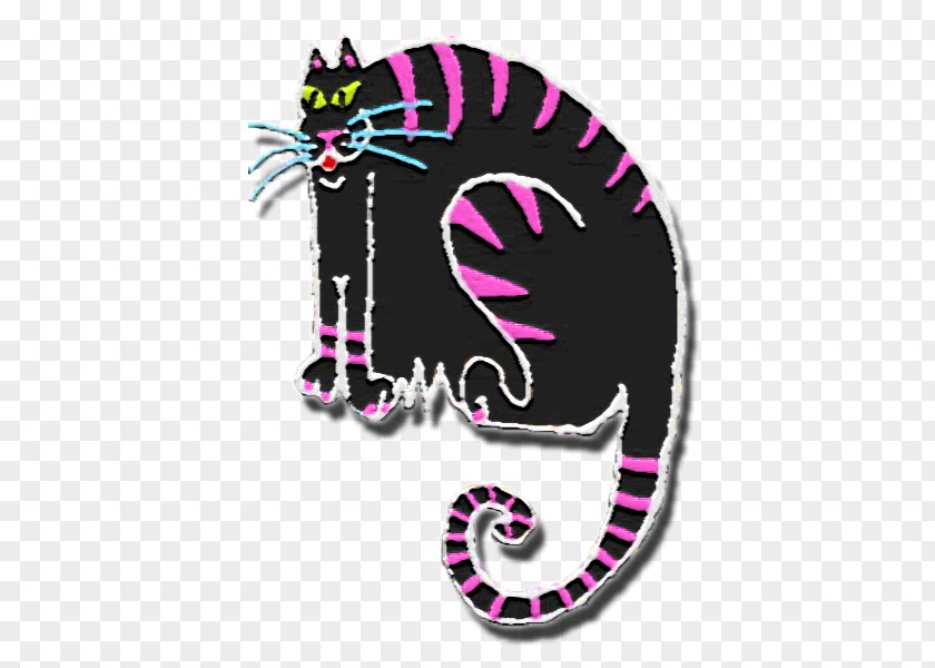 Cat Pink M Font PNG