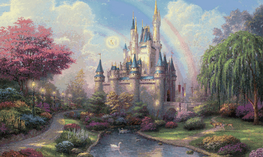 Dream Cinderella Castle Main Street, U.S.A. Jigsaw Puzzles Painting Walt Disney World PNG
