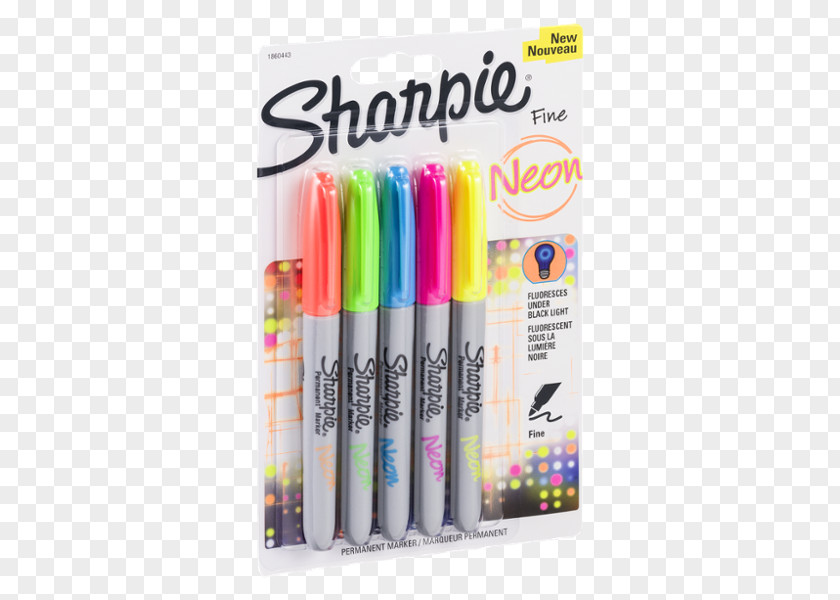 Permanent Marker Sharpie Pen Pens Highlighter PNG