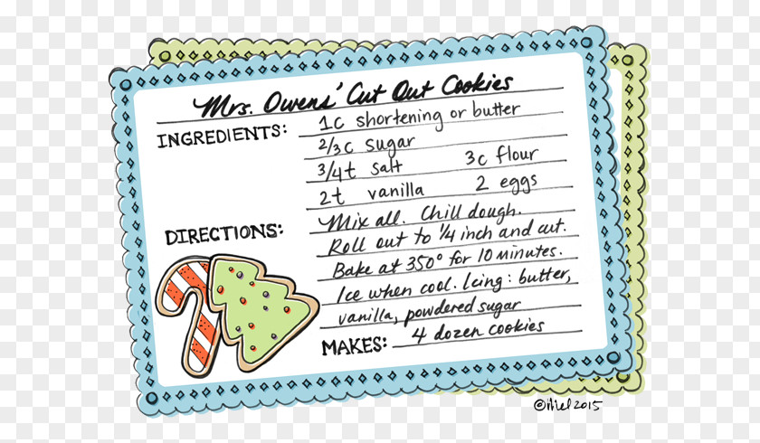 Recipe Card Line Point Organism Font PNG