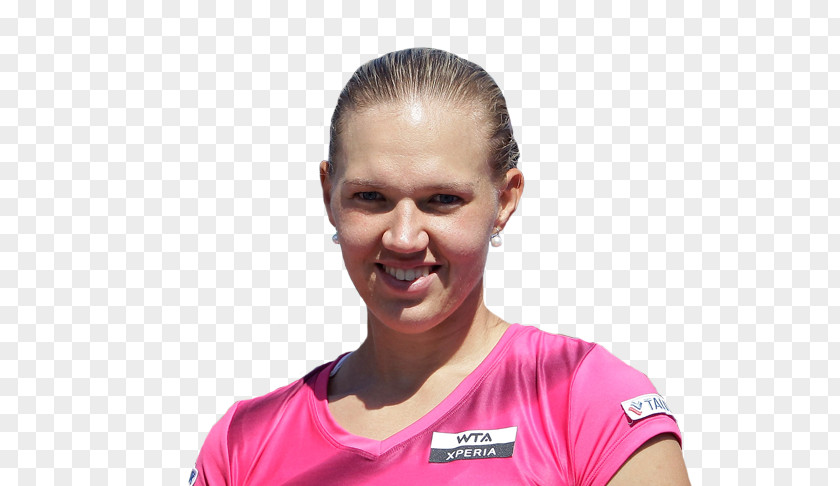 Tennis Player Kaia Kanepi Australian Open Forehead Logo PNG