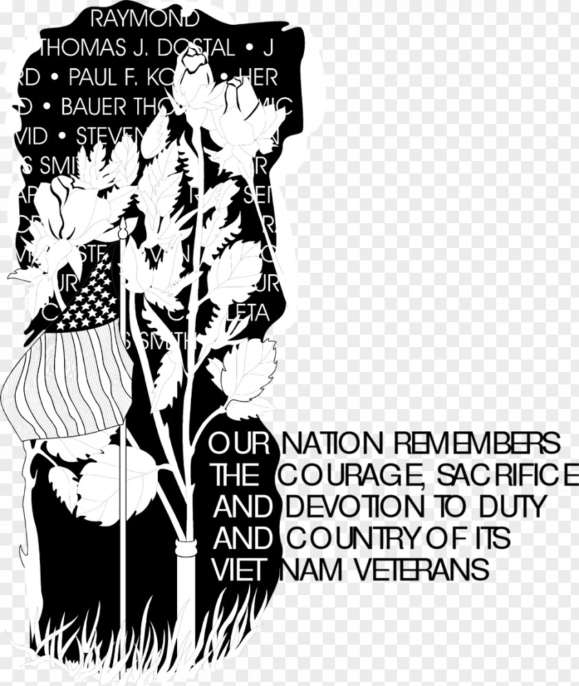 Vietnam Veterans Memorial Human Behavior Visual Arts Poster Cartoon PNG