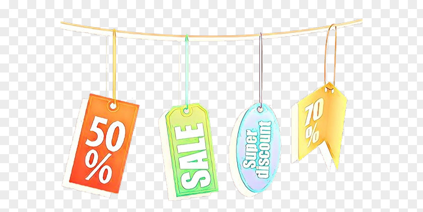 Advertising Fashion Accessory Yellow Label Banner Font PNG