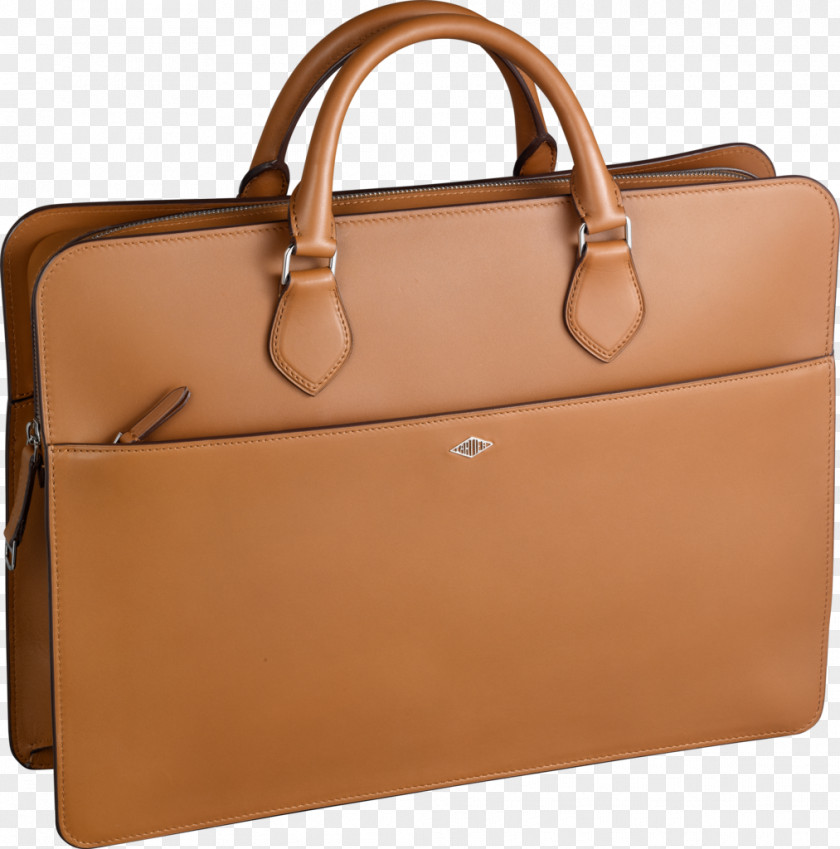 Bag Calf Cartier Briefcase Leather PNG