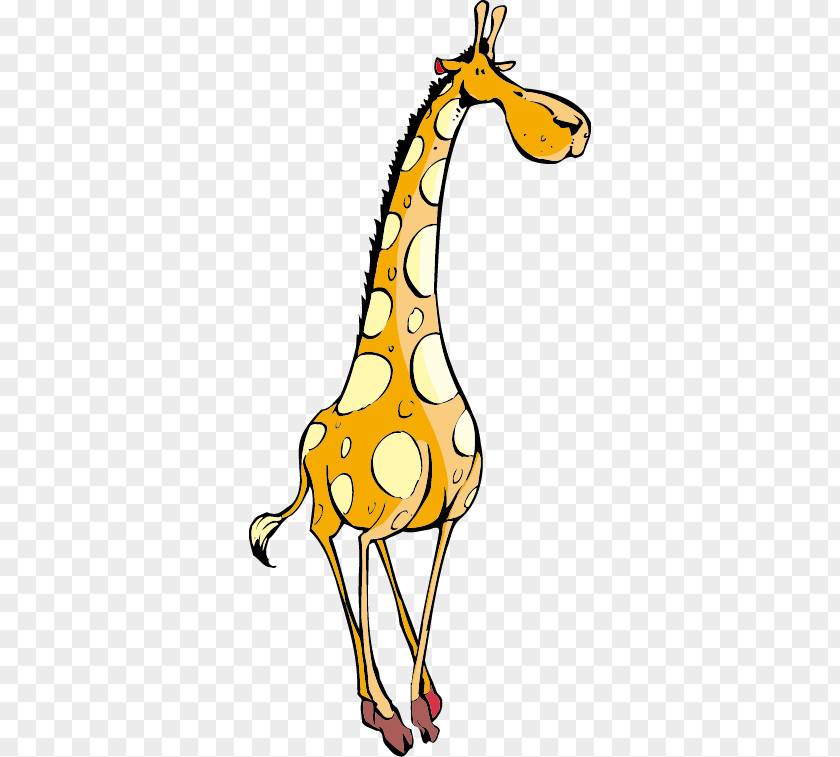 Cartoon Giraffe Spots Clip Art PNG