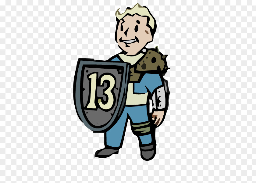 Fallout 4 Vault Boy Clip Art Cartoon Character Kamina Comics PNG