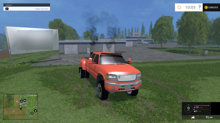 Farming Simulator 15 17 2006 GMC Sierra 3500 Car PNG