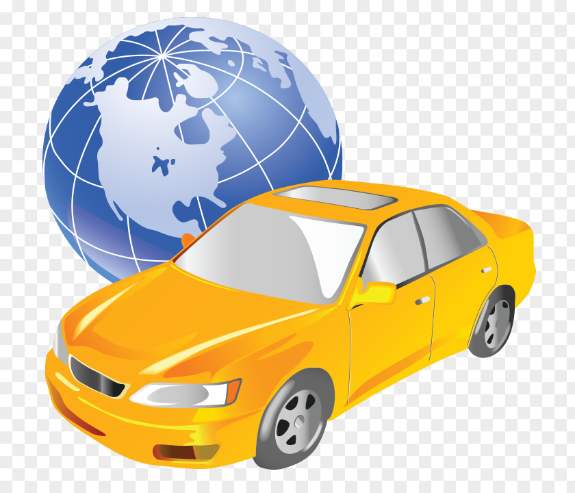 Global Traveling By Car Euclidean Vector Icon PNG