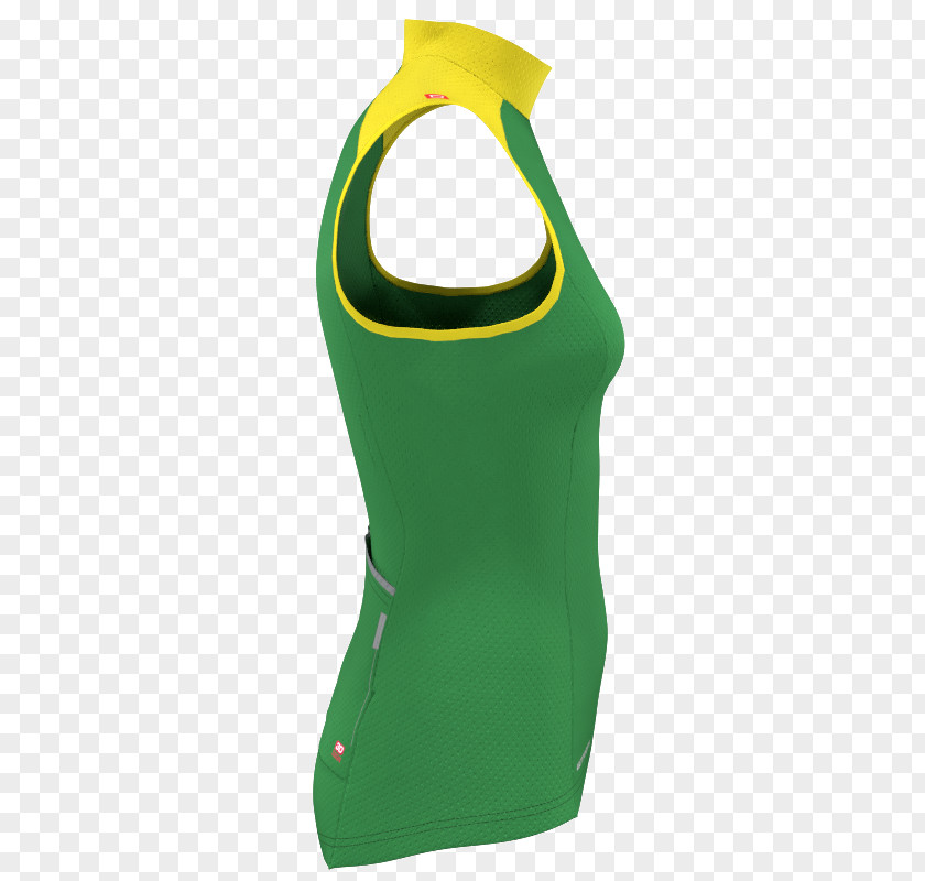 Professional Design Active Tank M Green Product PNG