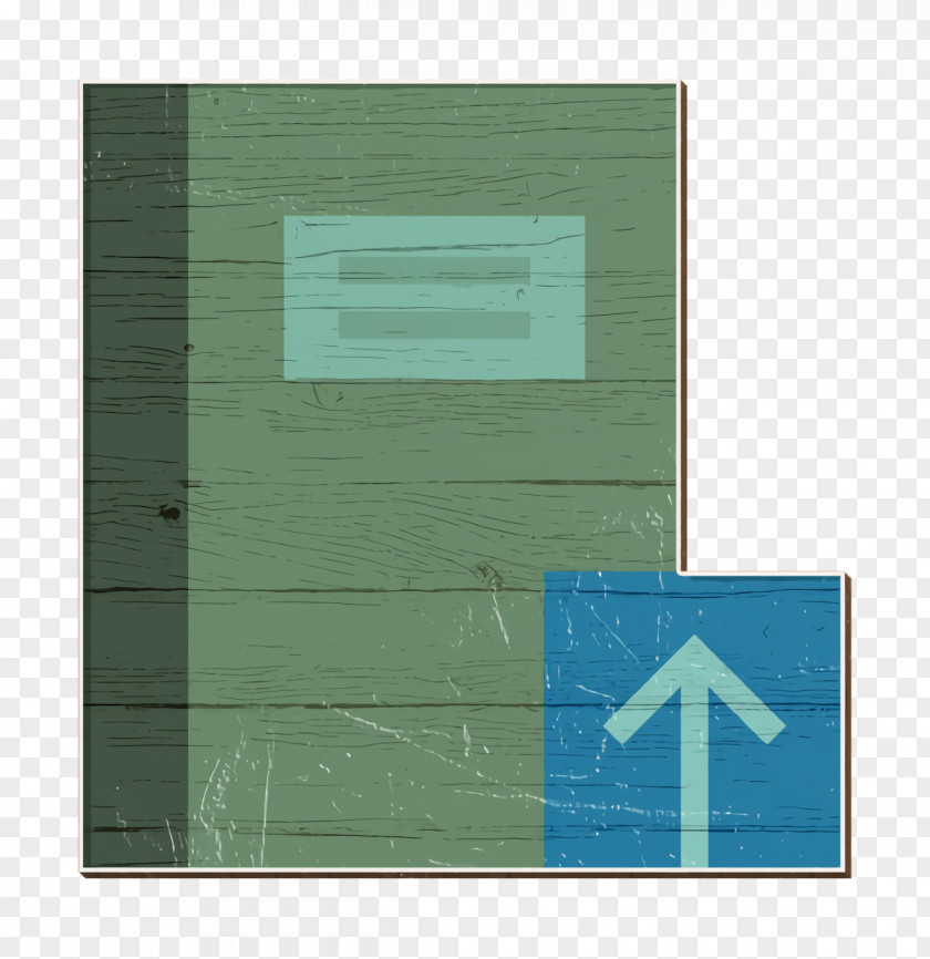 Rectangle Teal Notebook Icon Interaction Assets PNG