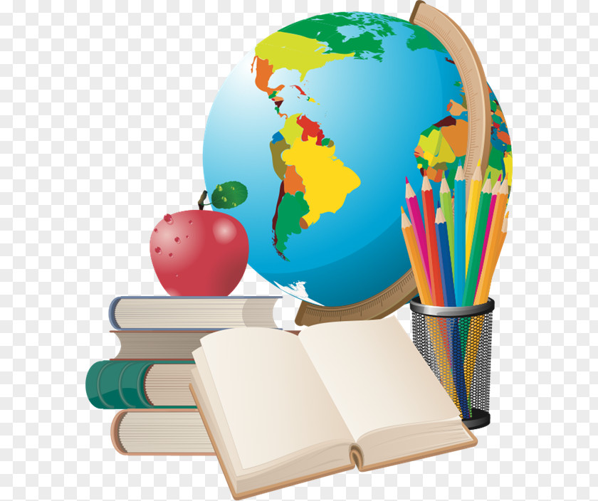 Students School Supplies Clip Art PNG