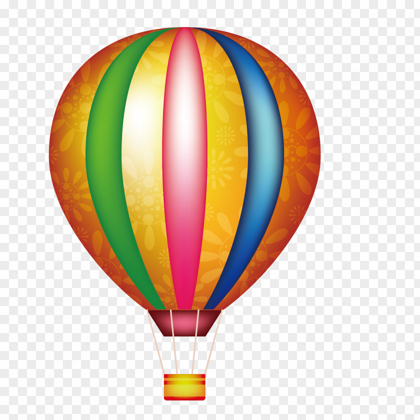 Vector Hot Air Balloon Ballooning PNG