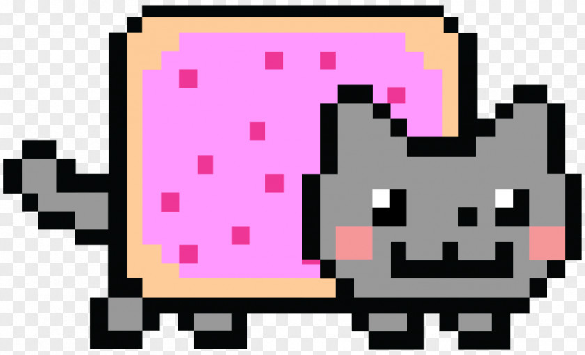 8 BIT YouTube Nyan Cat Desktop Wallpaper PNG