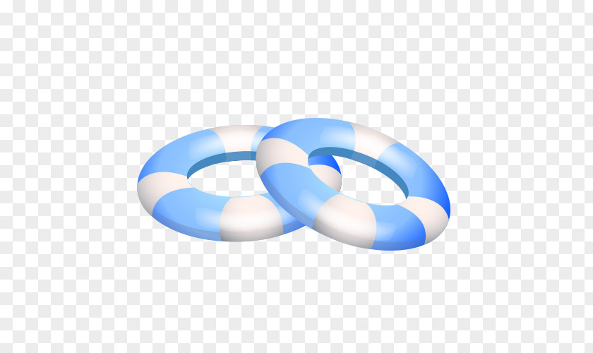 Blue And White Swim Ring Picture PNG