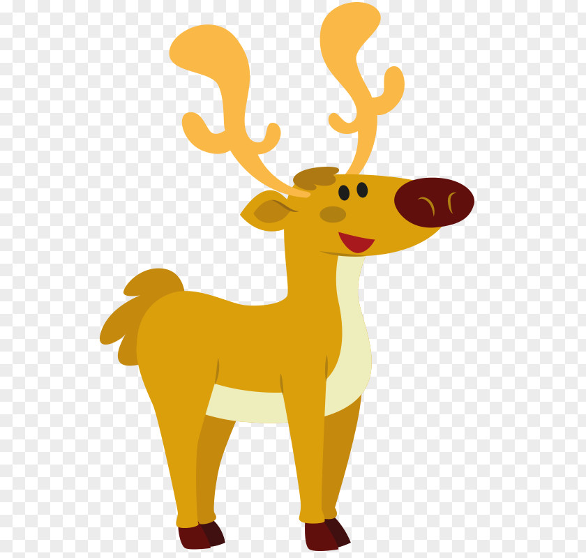 Cartoon Deer Animal Clip Art PNG
