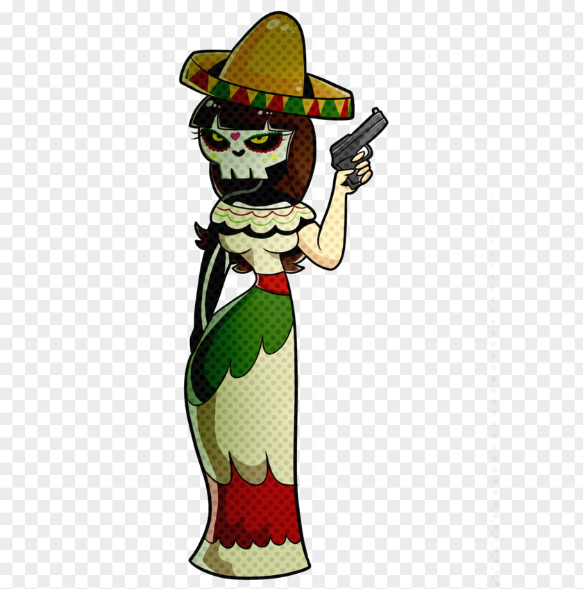 Catrina Cartoon Character Fiction PNG